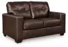 Ashley Furniture 21706/38/35 Ashley Furniture 21706/38/35 Santorine - 2 Pc. - Sofa, Loveseat - Dark Brown
