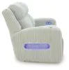 Ashley Furniture PC6420315 Forest Lake - Power Reclining Sofa With Adj Headrest - Alloy