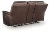 Ashley Furniture PCU1200118 Ashley Furniture PCU1200118 Bleckley - Power Reclining Loveseat With Console / Adjustable Headrest - Espresso