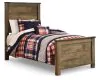 Ashley Furniture B446B2 Ashley Furniture B446B2 Trinell - Twin Panel Bed - Brown