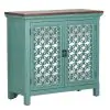 Liberty Furniture 2011-AC3836 Liberty Furniture 2011-AC3836 Kensington - 2 Door Accent Cabinet - Turquoise / Worn Wood Tone