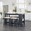 Liberty Furniture 942NY-CD-5CTS Liberty Furniture 942NY-CD-5CTS Brook Creek - 5 Piece Counter Set - Navy