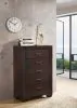 CoasterEveryday 204395 Kauffman - 5-Drawer Bedroom Chest - Dark Cocoa