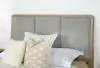 CoasterElevations 224301KE Arini - Upholstered Eastern King Panel Bed Sand - Wash And Gray