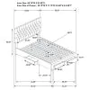 CoasterEssence 305877Q Soledad - Upholstered Queen Storage Panel Bed - Gray