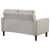 Coaster Fine Furniture 506786 Bowen - Upholstered Track Arm Tufted Loveseat - Beige