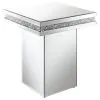 CoasterElevations 936137 Elora - Square Mirrored Accent Side Table - Silver