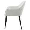 Coaster Fine Furniture 115592 Emma - Fabric Upholstered Dining Arm Chair (Set of 2) - Fog Gray
