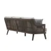 New Classic G2762-23 Genova - Patio Sofa With Two Accent Pillows - Gray