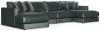 Jackson 2245/75/31/76-35 Jackson 2245/75/31/76-35 Remington - 4 Piece Modular Double Chaise Sectional - Pine
