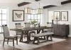 Intercon HR-CH-5921B-RCV-RTA Hearst - Dining Bench - Reclaimed Chevron