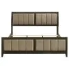 Coaster Fine Furniture 224421KE Wilkes - Upholstered Eastern King Bed - Dark Cocoa