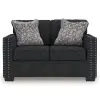 Benchcraft® 2890435 Jasmine Peaks - Loveseat - Coal