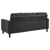 Coaster Fine Furniture 509981 Bowen II - Fabric Upholstered Track Arm Sofa - Steel Gray