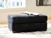 Benchcraft® 8040414 Whitmore Manor - Ottoman - Black Pearl