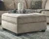 Ashley Furniture 5610311 Bovarian - Ottoman With Storage - Stone