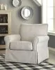 Ashley Furniture A3000006 Searcy - Swivel Glider Accent Chair - Quartz