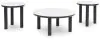Ashley Furniture T159-13 Xandrum - Occasional Table Set (Set of 3) - Black / White