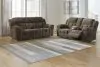 Ashley Furniture 37407/88/94 Ashley Furniture 37407/88/94 Frohn - 2 Pc. - Reclining Sofa, Reclining Loveseat With Console - Chocolate