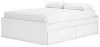 Ashley Furniture EB9630B14 Ashley Furniture EB9630B14 Onita - Queen Platform Bed With 2 Side Storage - White