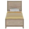 Samuel Lawrence Furniture S496-YBR-K1 River Creek - Twin Panel Bed - River Birch Brown