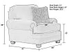 Jackson Furniture Industries 324101-2010/18-2011/48 Singletary - Chair - Nickel