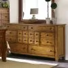 Liberty Furniture 175-BR31 Grandpas Cabin - 7 Drawer Dresser - Aged Oak