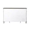 Liberty Furniture 237G-SR6642 River Place - Breakfront Server - Riverstone Gray & Tobacco