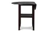 New Classic D1701-42S-EBY New Classic D1701-42S-EBY Gia - 3 Piece Dining Set (Counter Drop Leaf Table & 2 Chairs) - Ebony