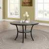 New Classic D162G-DT-GRY Crispin - Round Dining Table - Gray