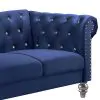 New Classic UKD13-20-BLUC Emma Crystal - Loveseat - Royal Blue