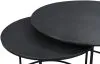 Riverside Furniture 40003 Declan - Round Nesting Coffee Table - Black