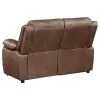 Coaster Fine Furniture 508282 Ellington - Upholstered Padded Arm Loveseat - Dark Brown