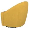 Coaster Fine Furniture 903076 Leon - Upholstered Barrel Accent Swivel Chair - Mustard Yellow