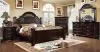 Furniture of America CM7129CK-BED Syracuse - California King Bed - Dark Walnut