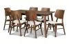 New Classic 40-1651-D6CT New Classic 40-1651-D6CT Oscar - Rectangle Table & 6 Chairs - Walnut