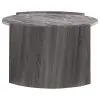 Coaster Fine Furniture 710758 Gladstone - Round Faux Marble Top Coffee Table - Distressed Gray