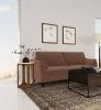 Coaster Fine Furniture 552101 Selma - Velvet Upholstered Crescent Arm Sofa - Rust