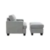 Intercon SY-OT-BWN30-GPH-C Baldwin - Ottoman - Dalton Graphite