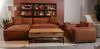 Intercon SY-CH-CRT-RST-C Carter - Double Chair - Aumerry New Buck Rust