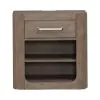 Liberty Furniture 306-BR62 South Bend - Open Nightstand With Charging Station - Burnished Clay