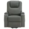 Coaster Fine Furniture 609478P Armstrong - Upholstered Power Lift Massage Recliner - Gray