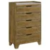 Coaster Fine Furniture 222975 Henderson - 5-Drawer Bedroom Chest Of Drawers - Medium Oak