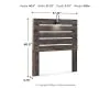 Ashley Furniture B211-87 Ashley Furniture B211-87 Drystan - Full Panel Headboard - Brown / Beige