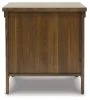 Ashley Furniture T731-3 Moriville - Rectangular End Table - Grayish Brown