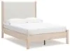 Ashley Furniture B2615B8 Cadmori - Full Upholstered Panel Bed - Two-tone