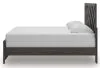 Ashley Furniture B3789B8 Ashley Furniture B3789B8 Prendonea - King Panel Bed - Charcoal