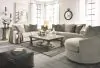 Ashley Furniture 95104/38/35/44 Ashley Furniture 95104/38/35/44 Soletren - 3 Pc. - Sofa, Loveseat, Swivel Accent Chair - Stone