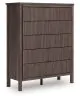 Ashley Furniture PCB2614-46 Pamytta - Five Drawer Wide Chest - Brown