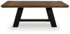Ashley Furniture PCD824D11 Greddinton - Dining Extension Table - Brown / Black